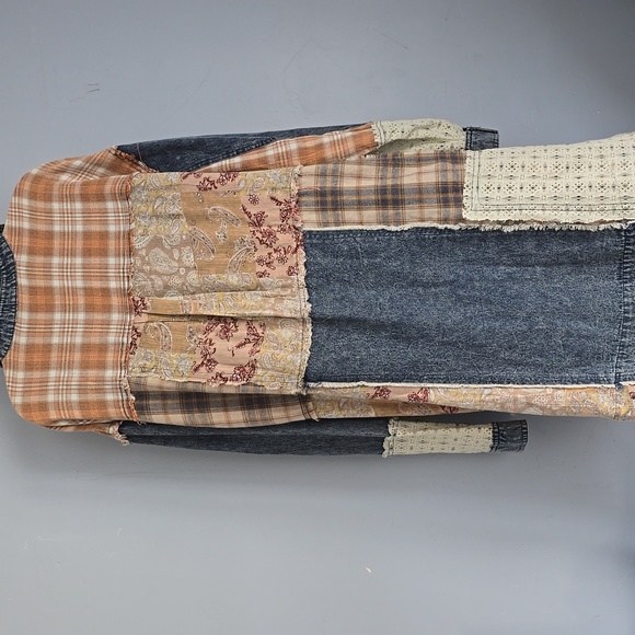 Gimnicks Shirt Dress Boho Cotton - Picture 4 of 13